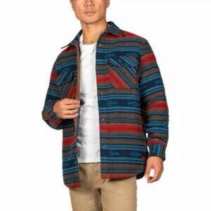 Jachs NY Men's Aztec Striped Shirt Jacket Shacket